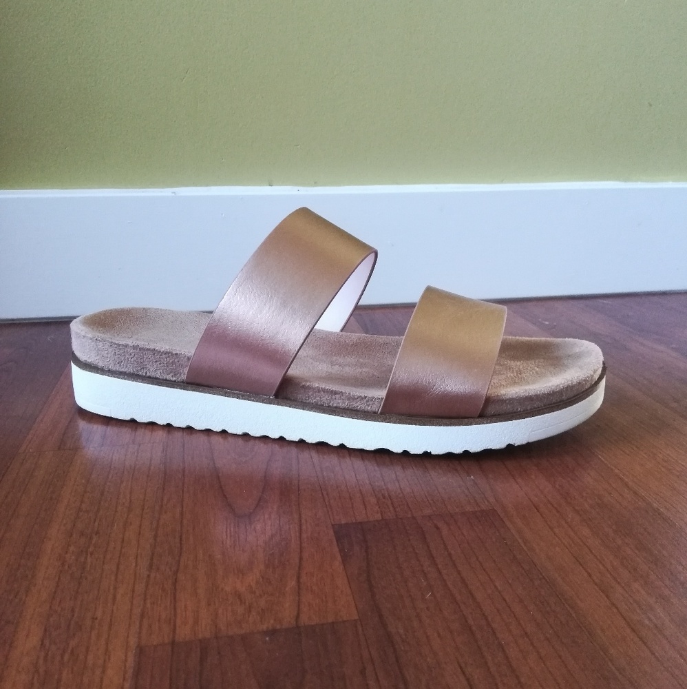 Kensie Rose Gold Dominic Slide Sandal